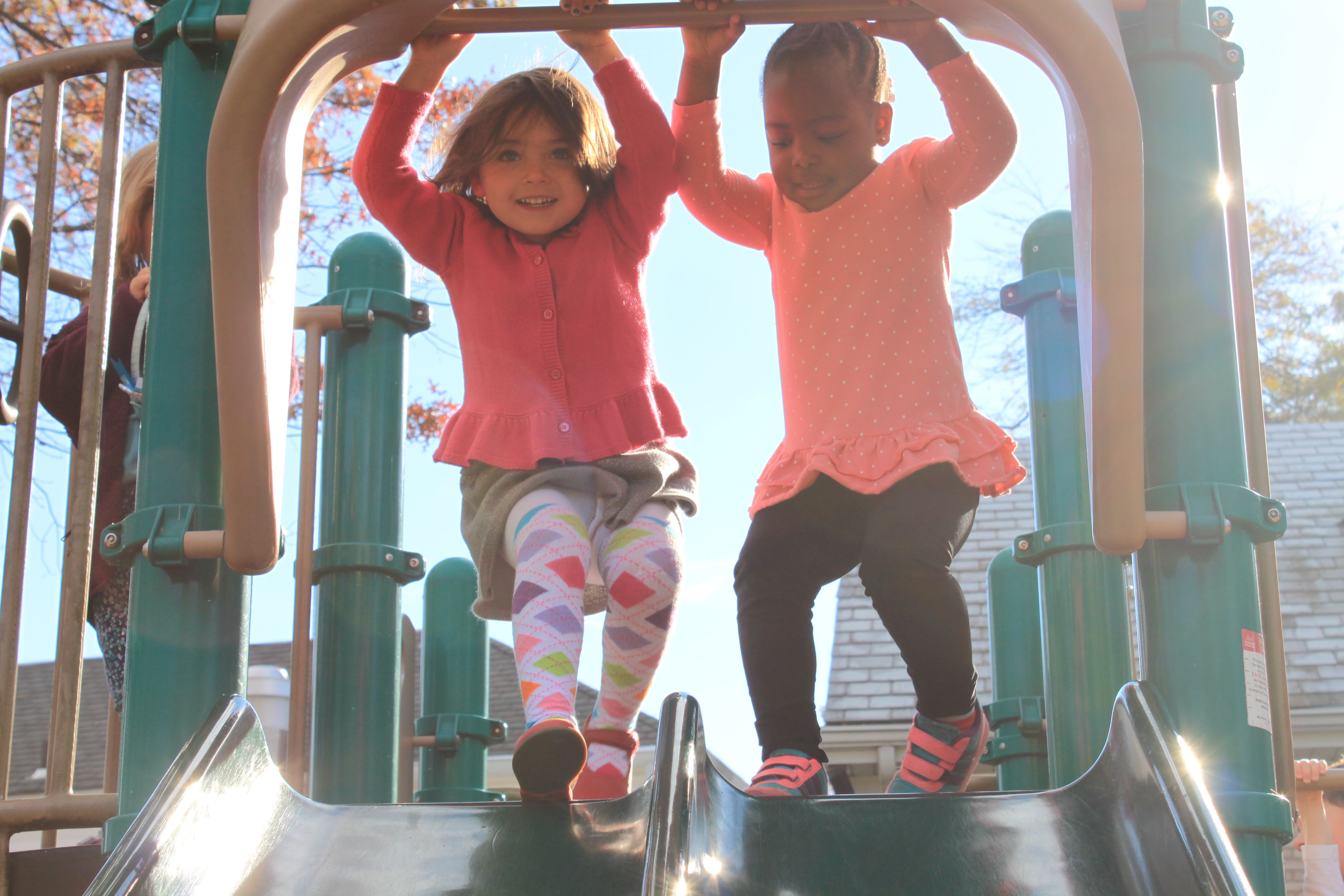 Children playing at CPNS, a preschool in Cranbury, NJ